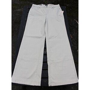 New w/Tags - sz 12- NYDJ Teresa Wide Leg Jeans in color White Creek
